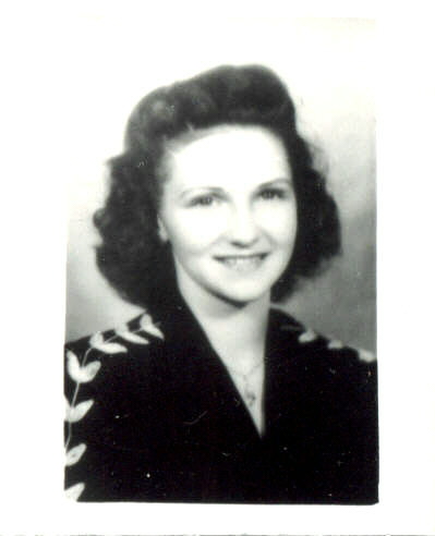 Juanita Wilma King Zierenberg in 1943