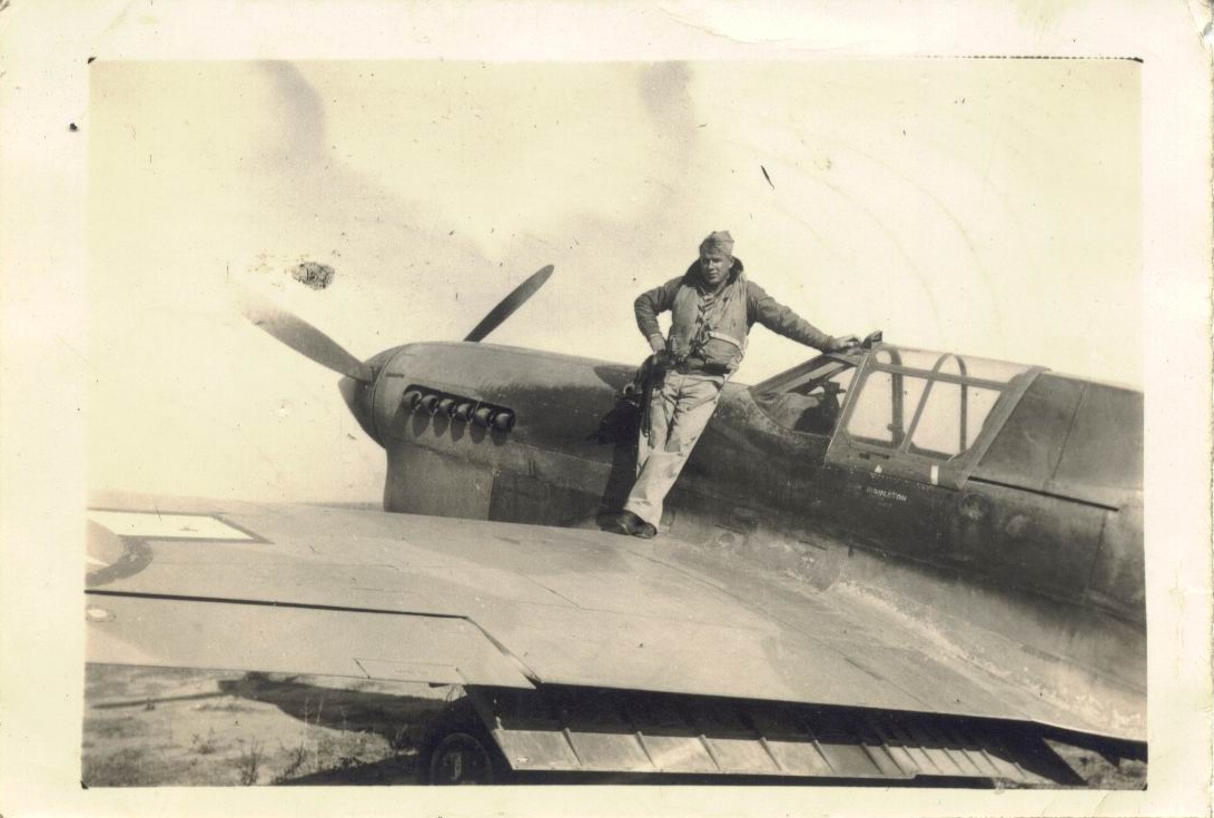 P-51 display over Erie